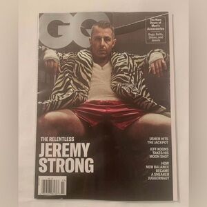 GQ “The Relentless Jeremy Strong” Issue March 2023 Magazine